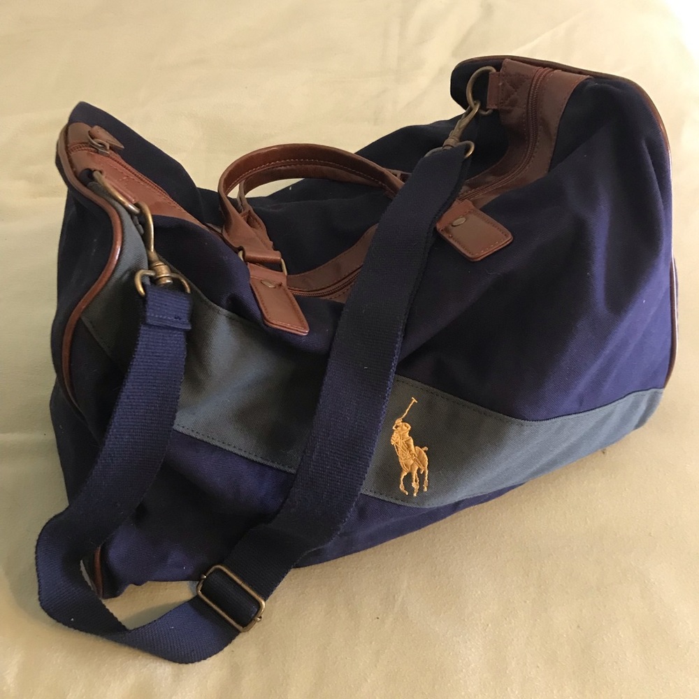 Ralph Lauren canvas duffel bag